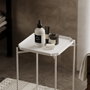 Hanah Home Shb-008-B Mesa de centro metálica blanca